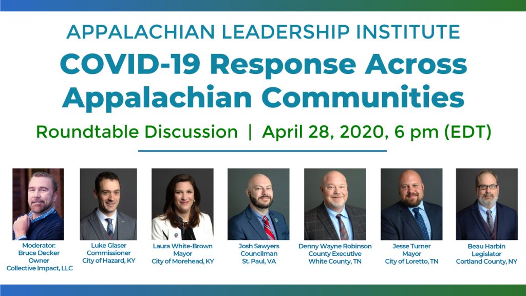 Appalachian Leadership Institute hosts COVID-19 Response Across Appalachian Communities